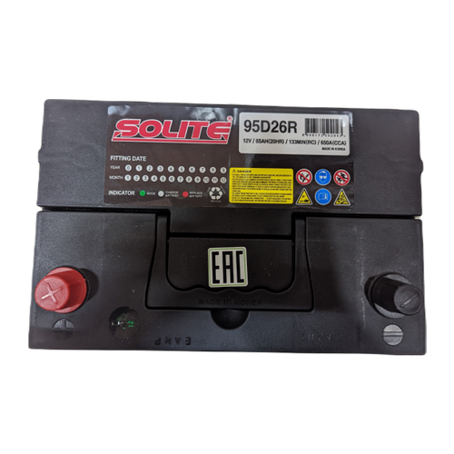 Аккумулятор Solite 95D26R B/H