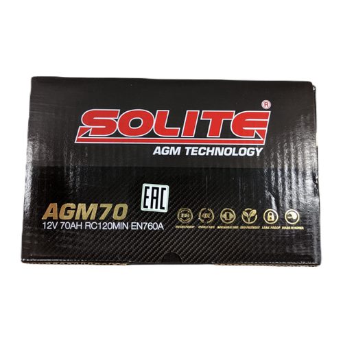 Аккумулятор Solite AGM70L