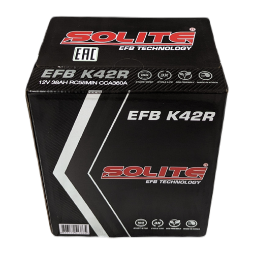 Аккумулятор Solite EFB K42R
