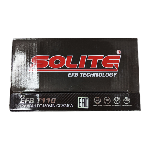 Аккумулятор Solite EFB T110 (B/H)