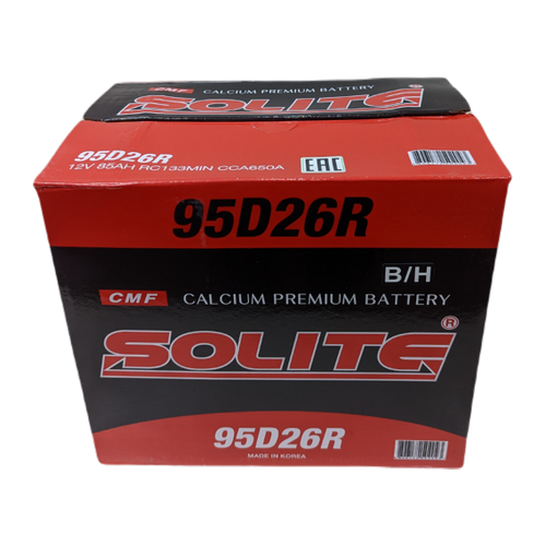 Аккумулятор Solite 95D26R B/H