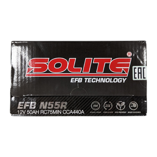 Аккумулятор Solite EFB N55R