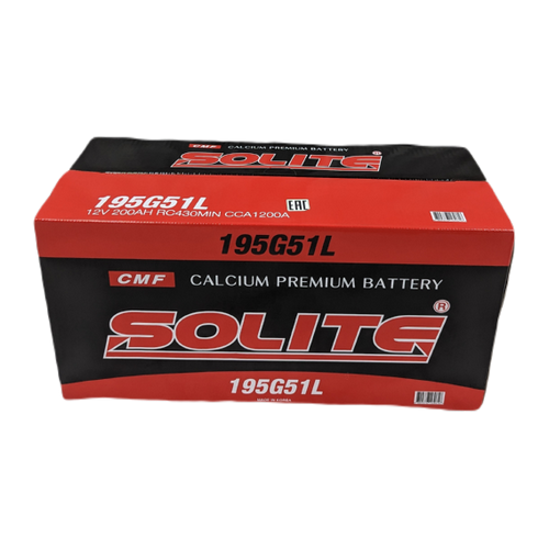 Аккумулятор Solite 195G51L (200Ah) узкий