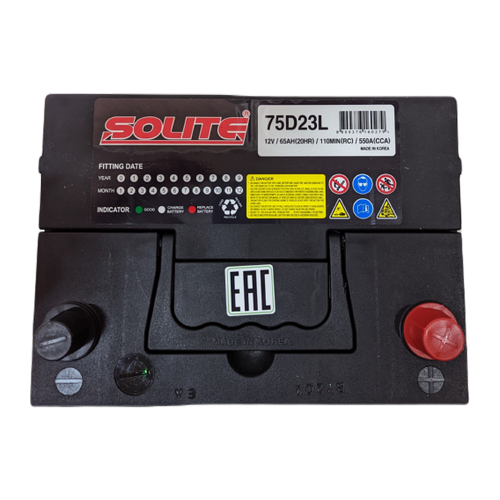 Аккумулятор Solite 75D23L