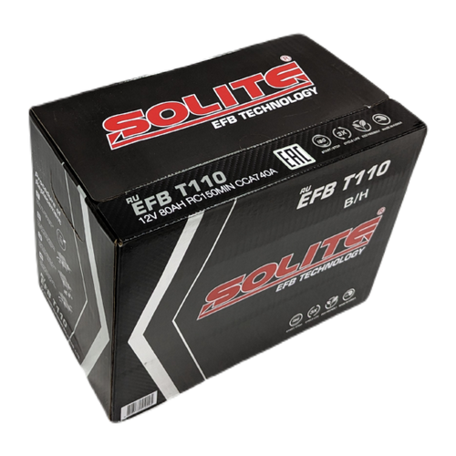 Аккумулятор Solite EFB T110 (B/H)