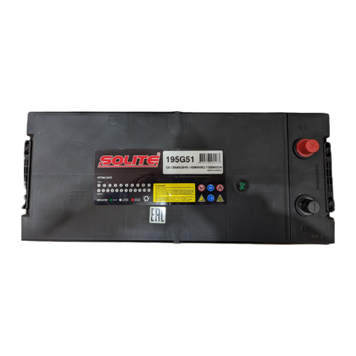 Аккумулятор Solite 195G51 (200Ah) узкий