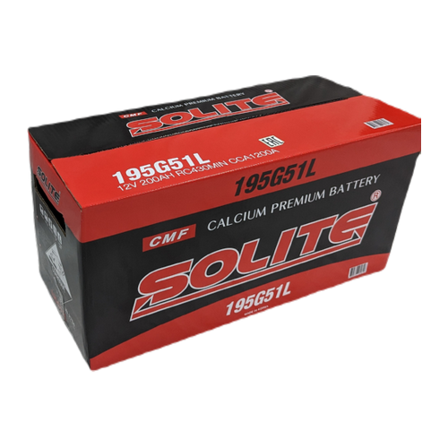 Аккумулятор Solite 195G51L (200Ah) узкий