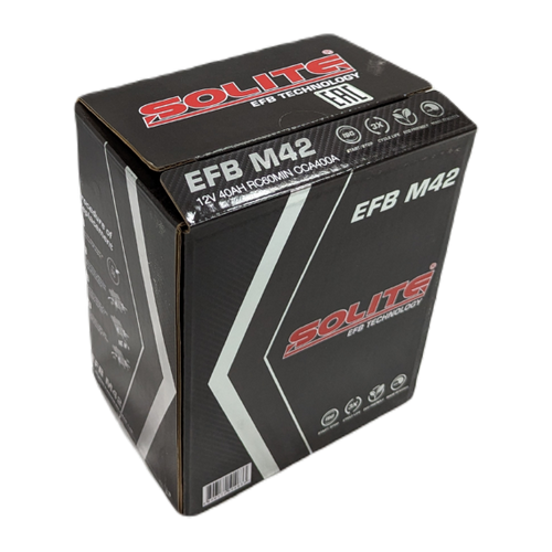 Аккумулятор Solite EFB M42