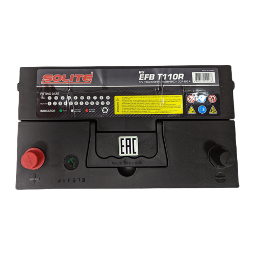 Аккумулятор Solite EFB T110R