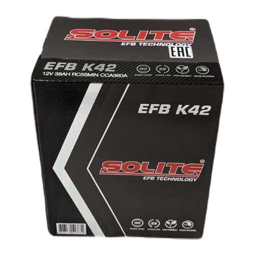 Аккумулятор Solite EFB K42